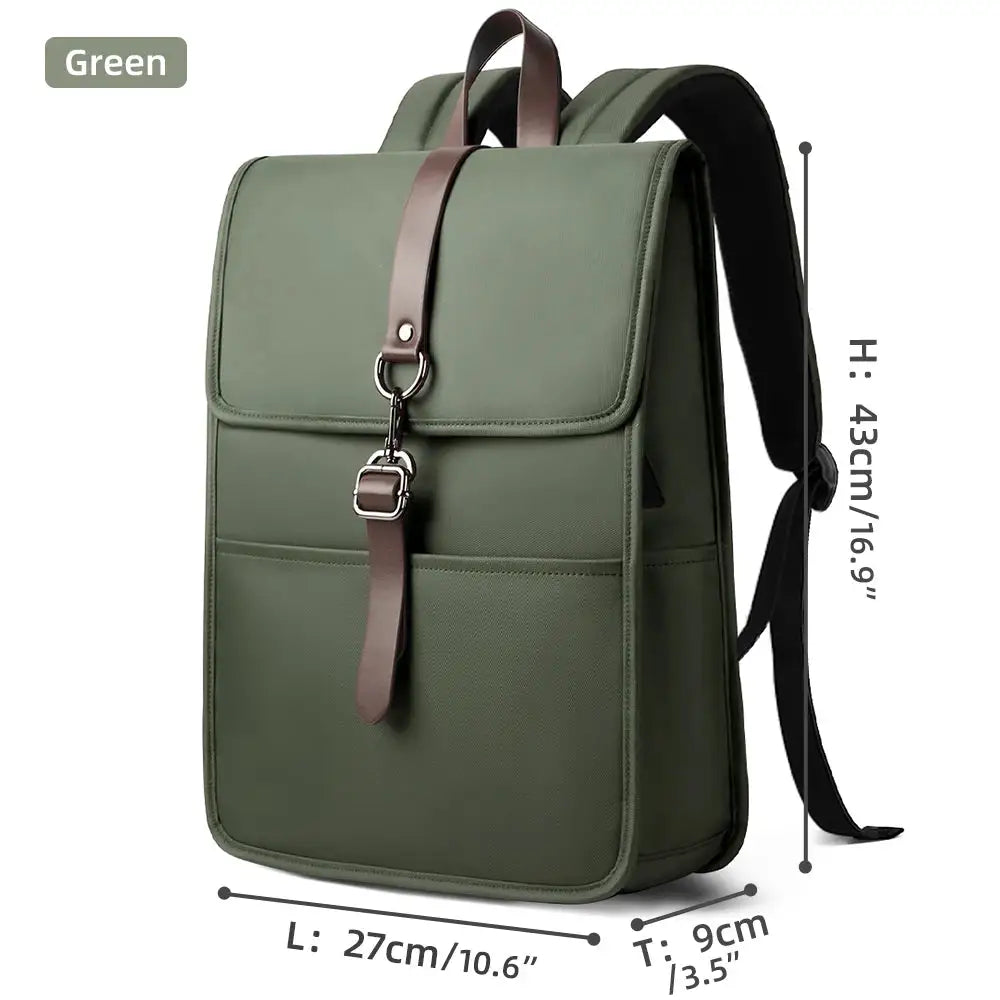 Heroic Knight Trendy Men’s Backpack Anti-theft Business Laptop Backpack 15.6 Inch Waterproof USB Short Trip Work School Mochilas