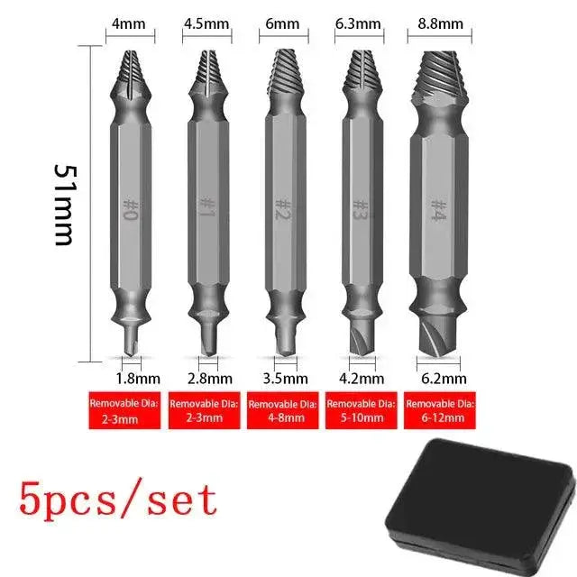Screw Extractor Set Effortless Bolt Removal Tools Made Easy