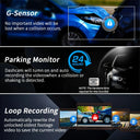 Clear Night Vision Dash Cam for Fleet with Parking