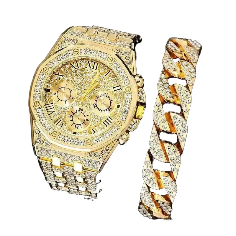 Men's Diamond Dial Watch for Daily Style — product view 1