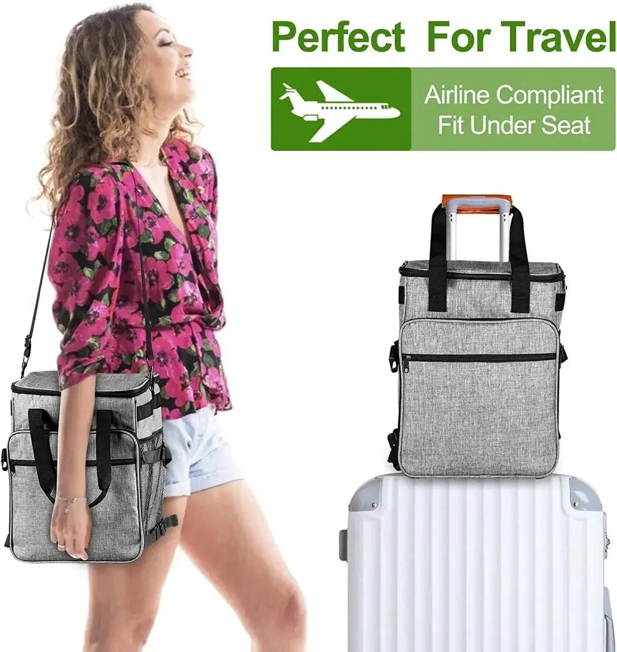 Pet Travel Bag Spacious Organizer for Dog Essentials