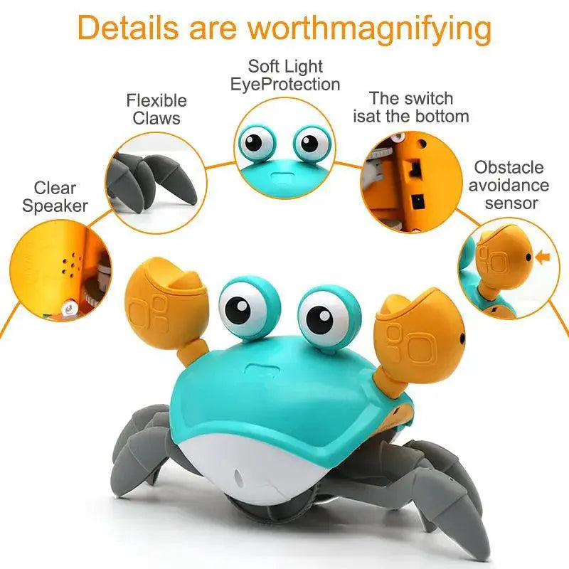 Induction Escape Crab Interactive Educational Toy For Kids