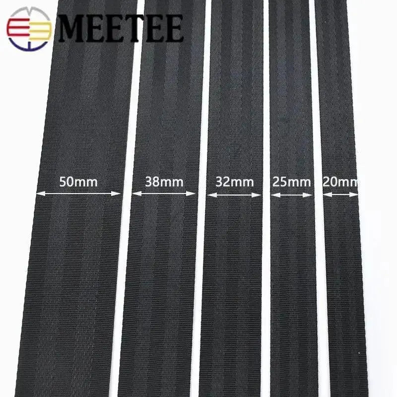 Meetee Polyester Nylon Webbing Tape for DIY Projects