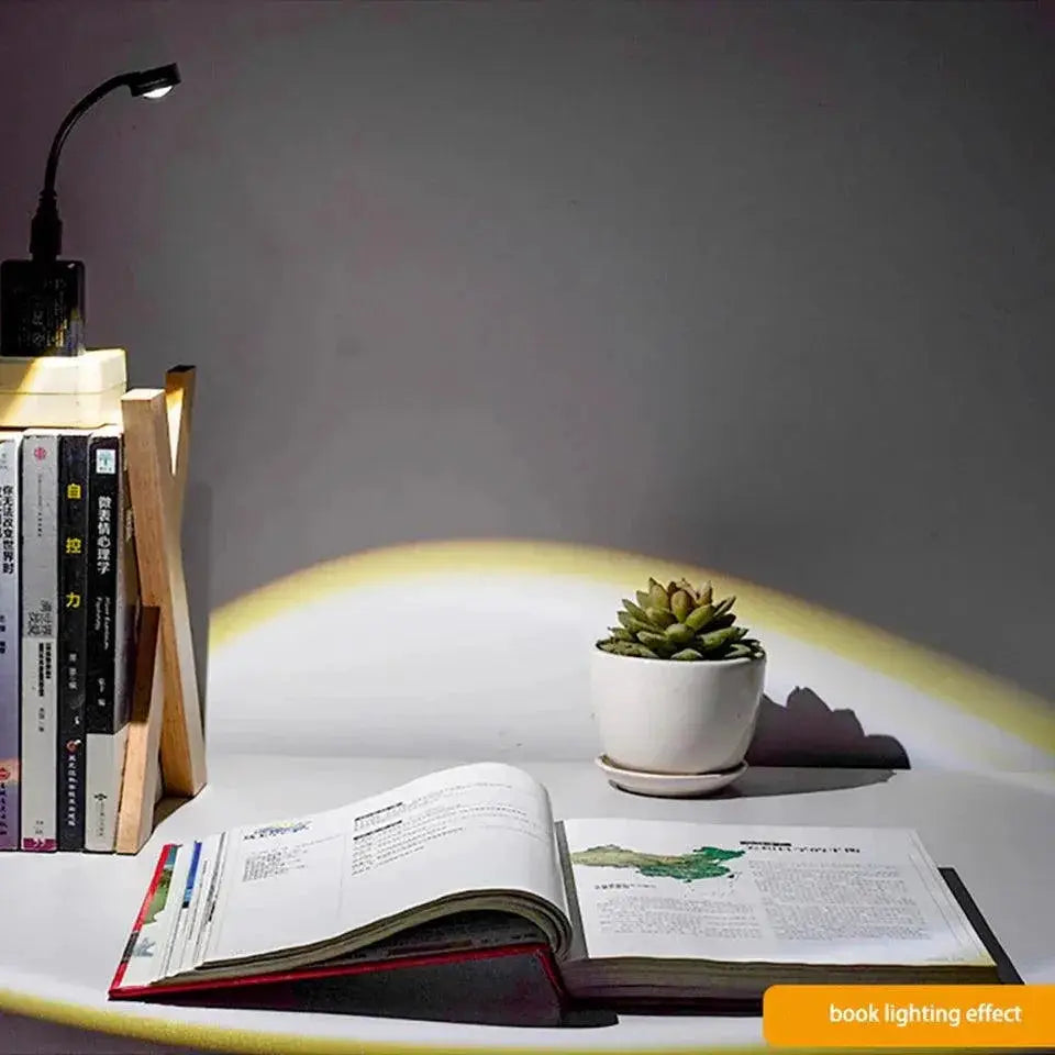 Rainbow Sunset USB LED Projector Ambient Lamp for Lighting