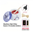 200CC Wax Heater Warmer Hair Removal Machine For Hand Foot Body SPA Epilator Paraffin Wax Pot +Wax Beans + Wood Sticks