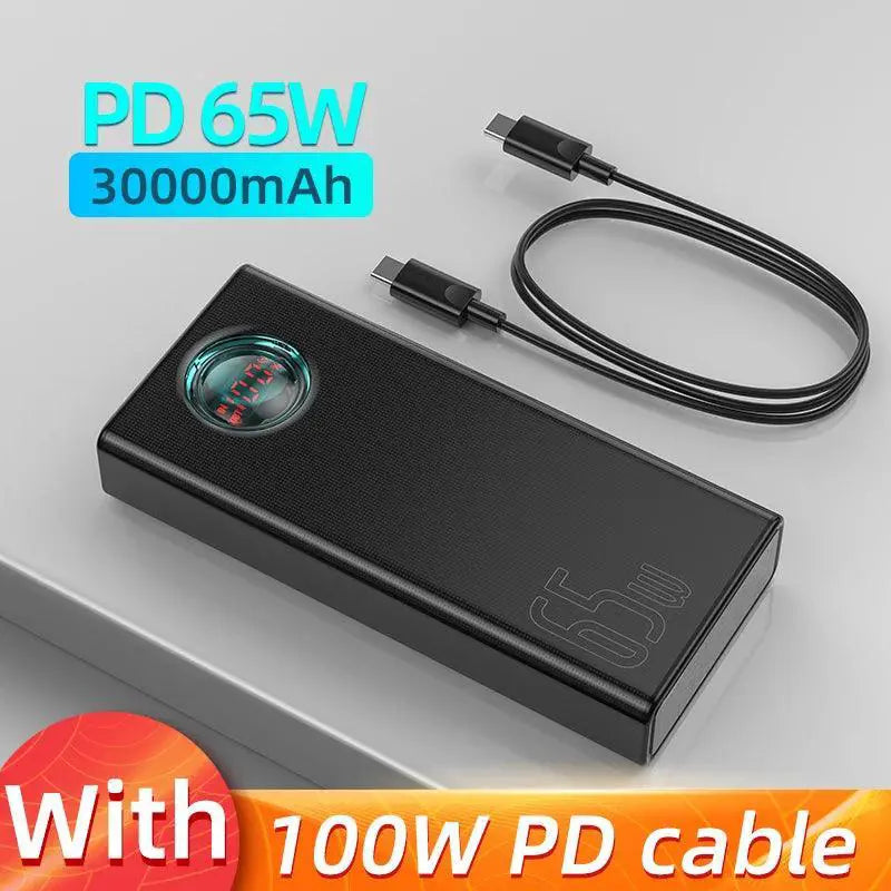 Ultra Fast 30000mAh Power Bank Portable Charger Plus