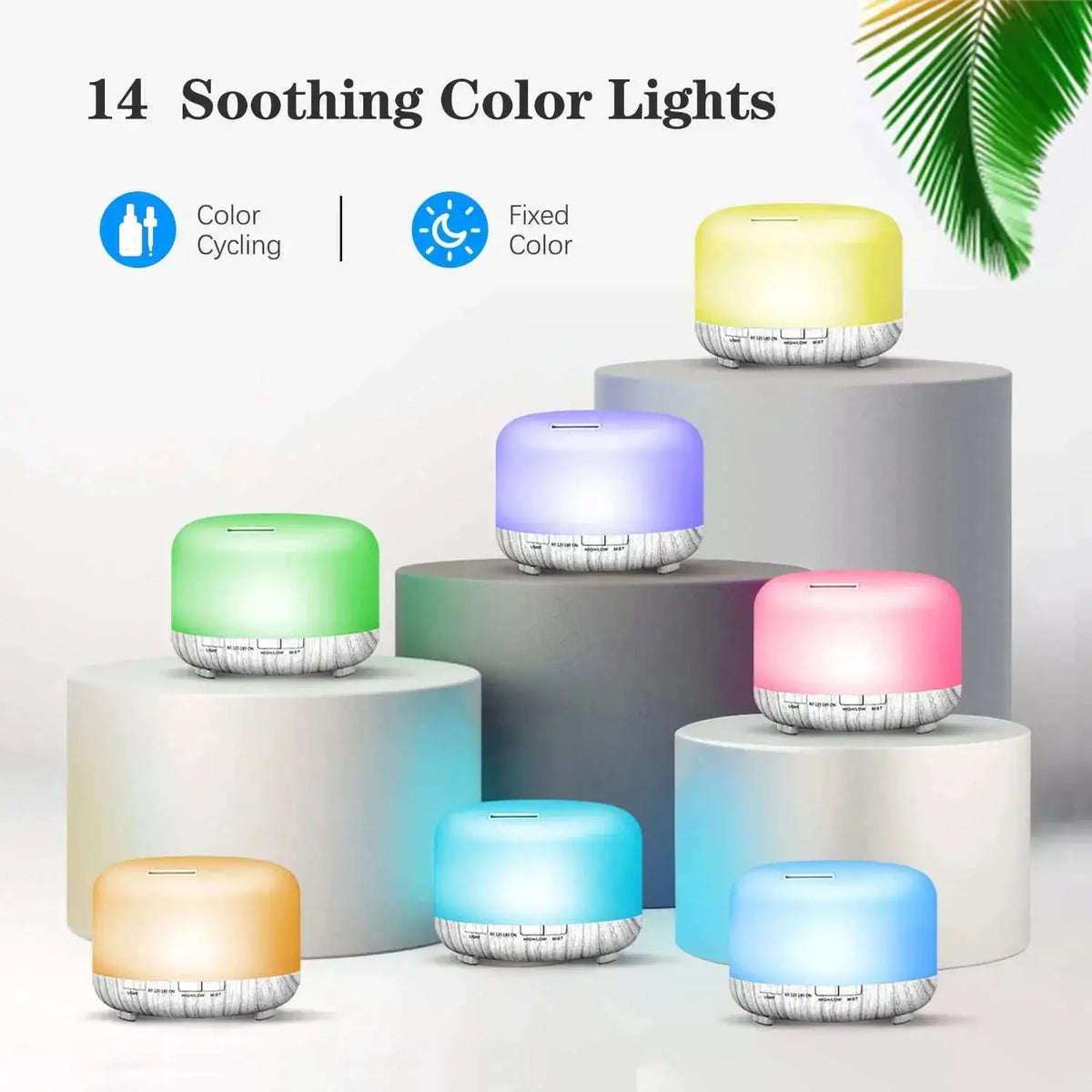 Ultrasonic Aroma Diffuser and Humidifier with LED Light — product view 13