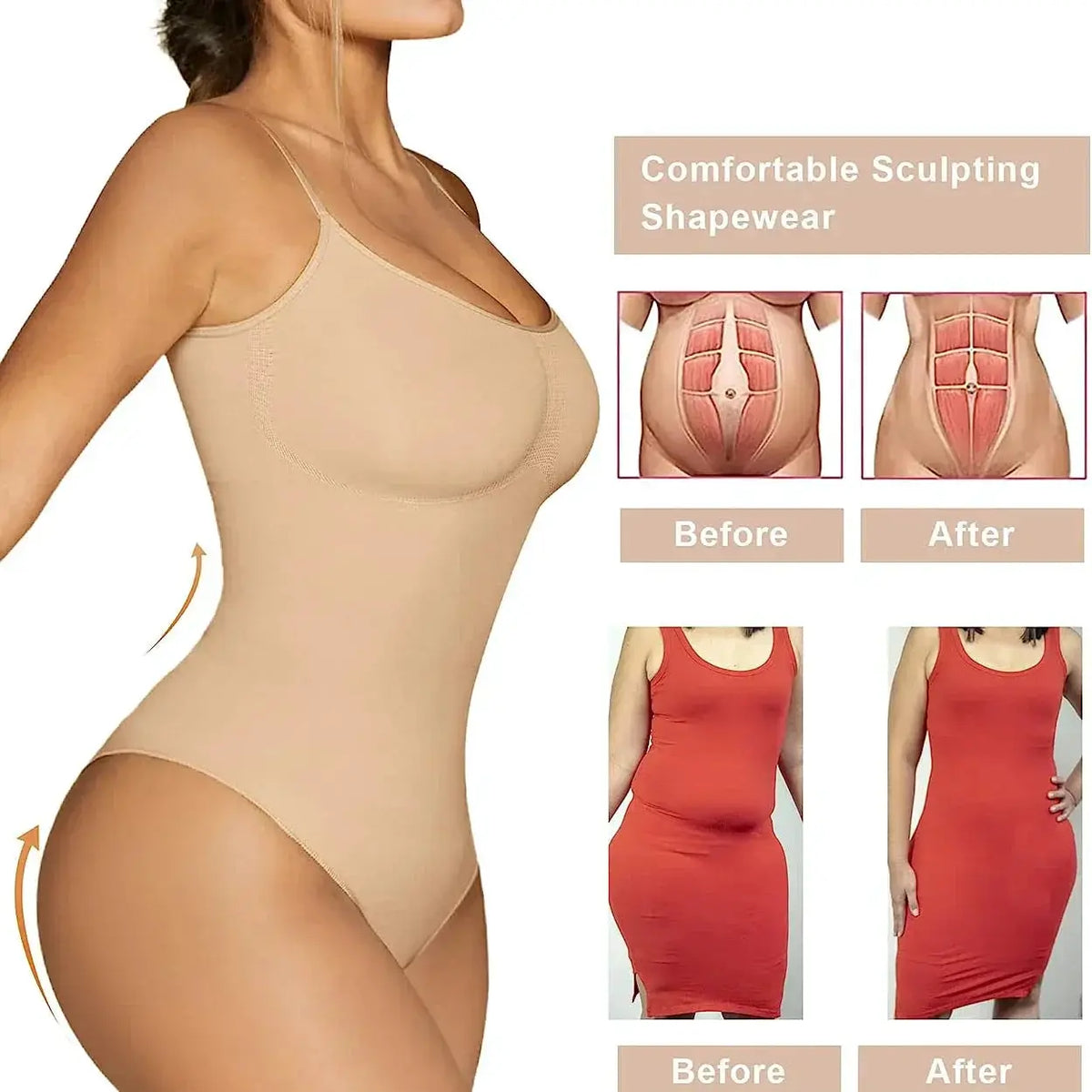 Tummy Control Bodysuit for Women — product view 10