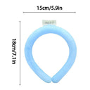 1pc Neck Cooling Ring Neck Massager Summer Cooler Tube
