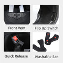 BLD New Arrival High Quality Men Women Motorcycle Racing Flip Up Helmet ABS Material Modular Dual Lens Helmet DOT Approved