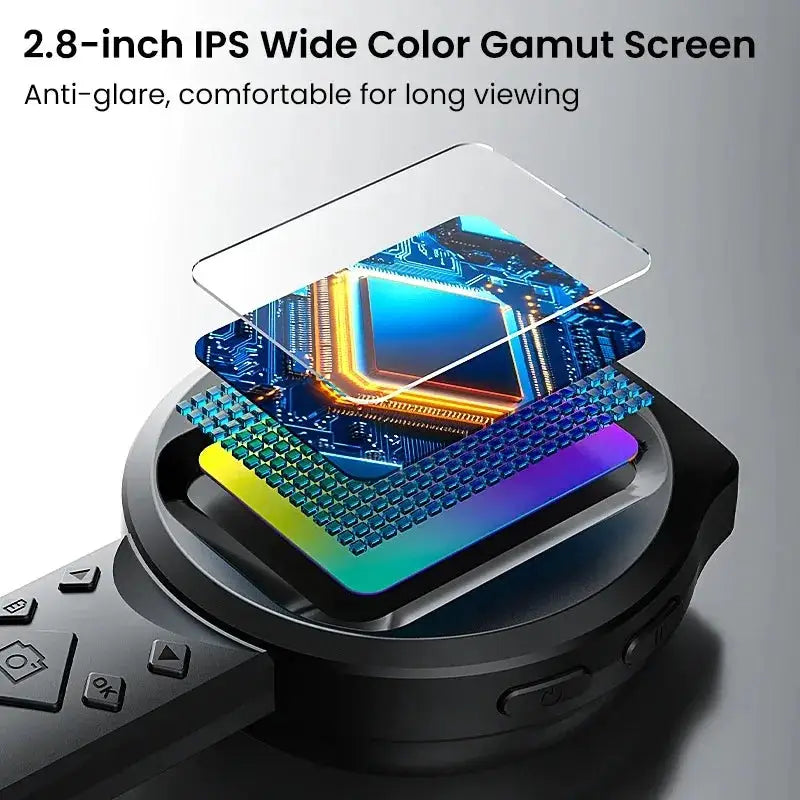2.8'' IPS Digital Magnifier HD 1080P 100X Portable Microscope Handheld Mignifying Glass for Electronics Repair Check Jewelry