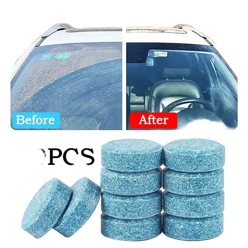 Effervescent Windshield Cleaner Tablets for Clear Glass — product view 1