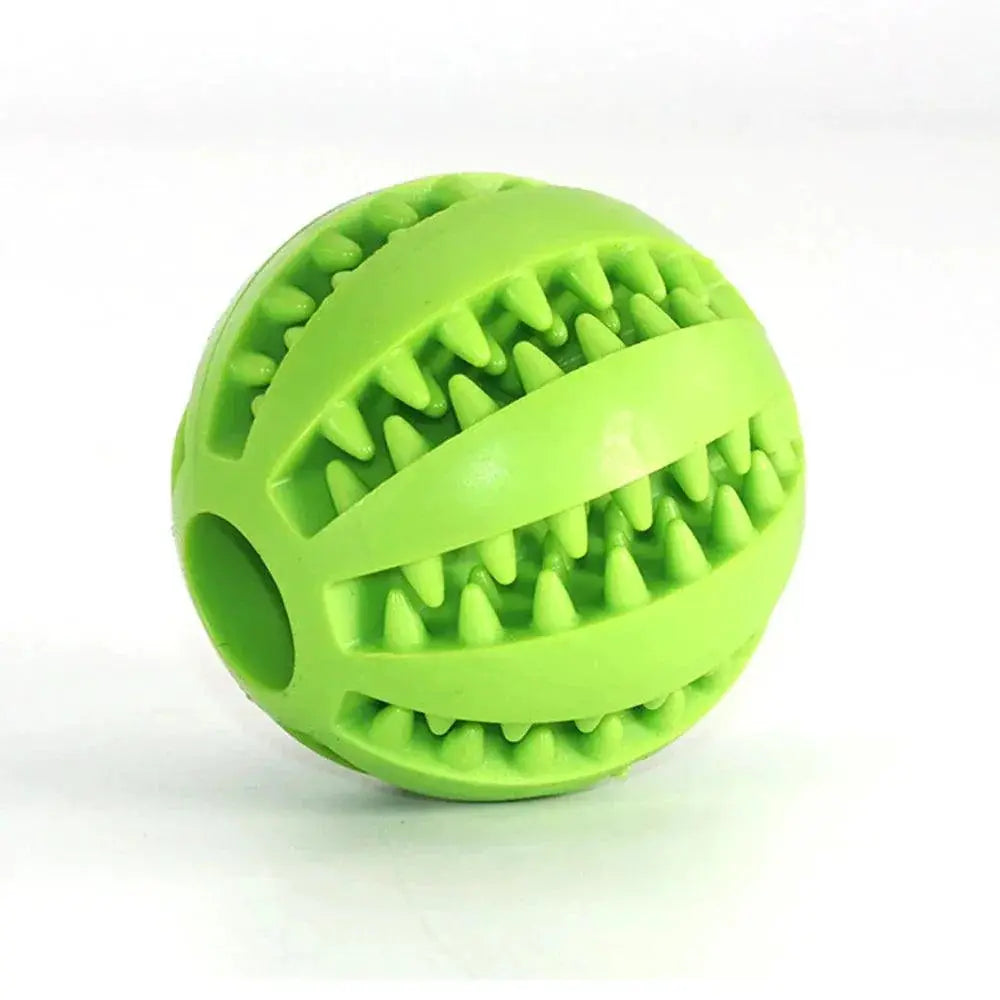 Interactive Rubber Dog Toy For Dental Health And IQ Training