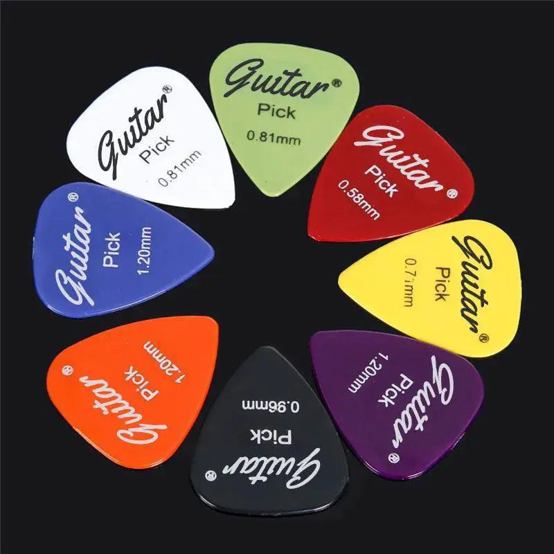 Electric Guitar Pick Set With Diverse Thickness Options