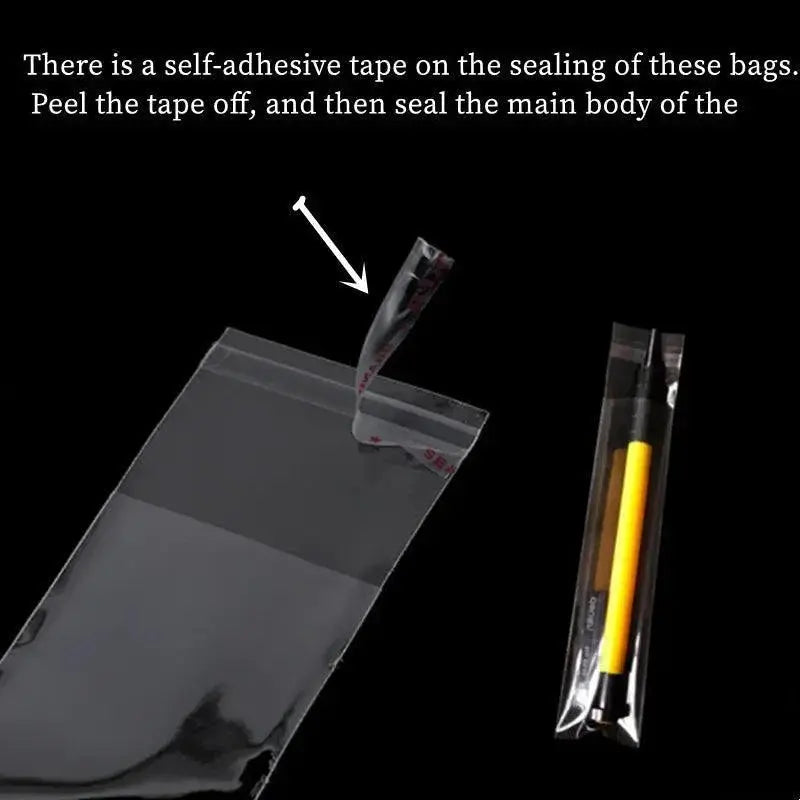 Transparent Self Sealing Plastic Bags for Jewelry and Gifts