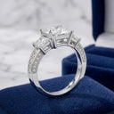 Princess Cut Moissanite Ring
