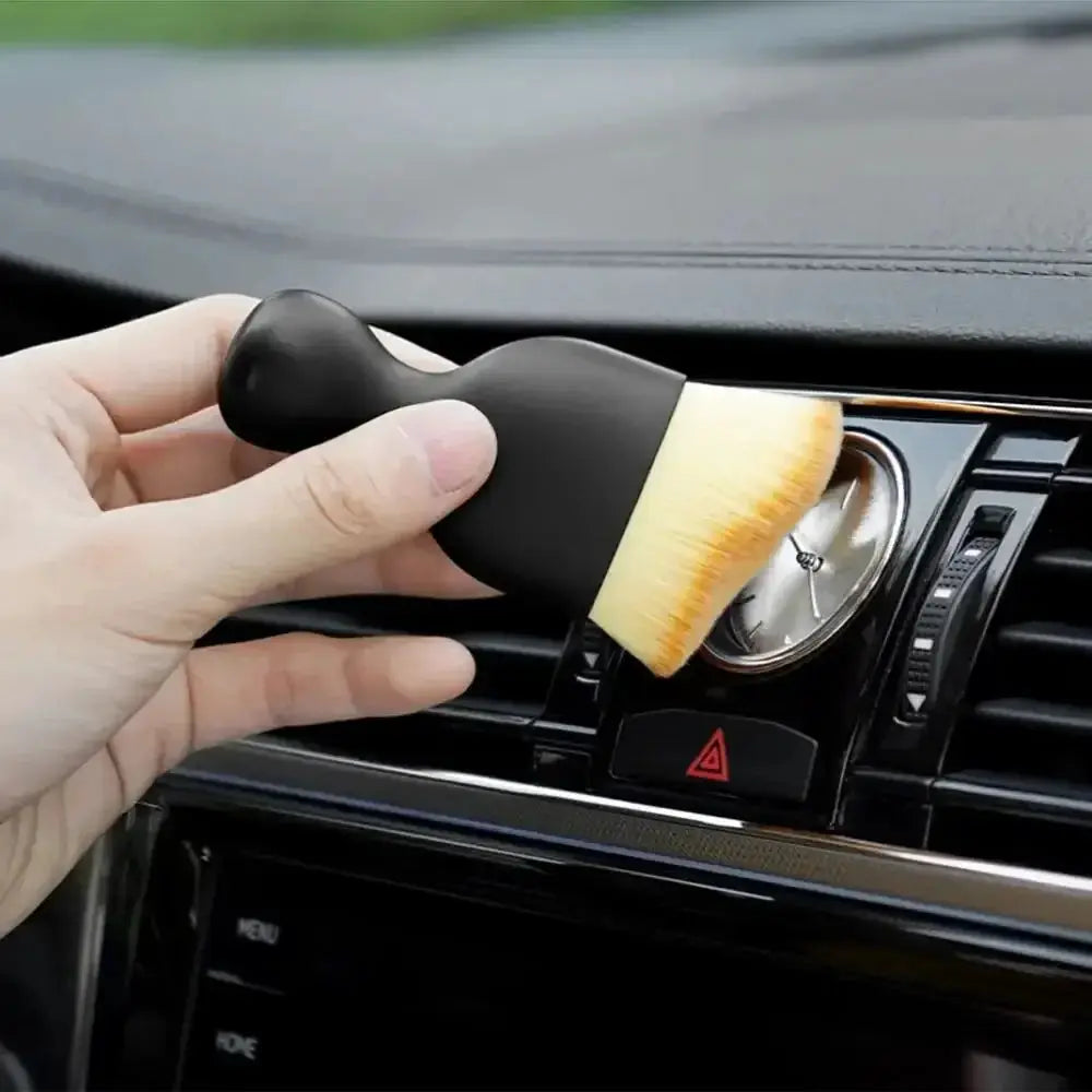 2 Pack Car Interior Dust Sweeping Soft Brush Tools Set - OurLum.com