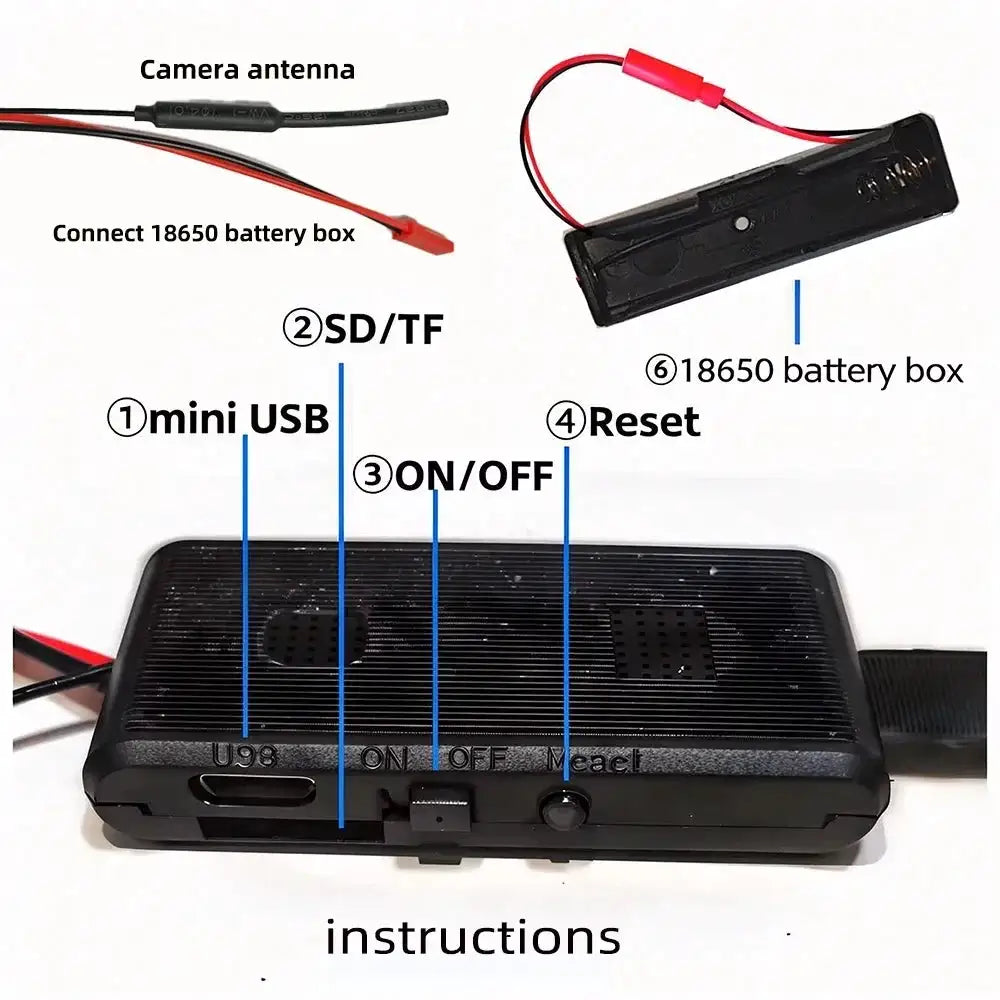 4K HD New Mini WiFi Camera, Supports Remote Viewing, Mobile Detection, Loop Storage, Home Nanny Style DIY Wireless Camera
