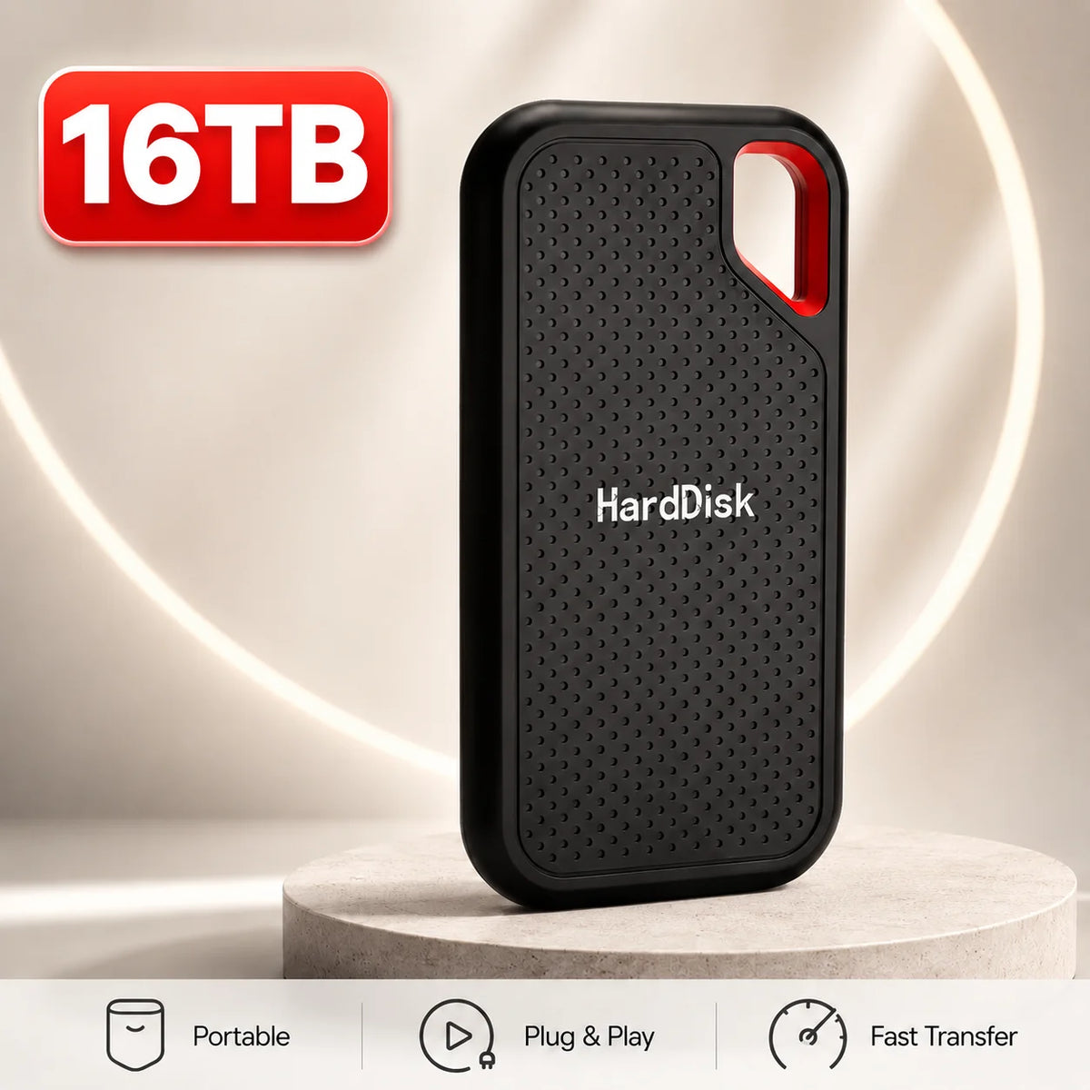 1TB Portable SSD External Hard