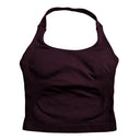 Breathable Gym Top Women Seamless Strappy Tank Bra