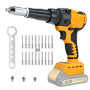 Brushless Cordless Rivet Gun Automatic 2.4-4.8mm Tool for 20V Battery