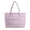BAGSMART The Bubble Tote Bag Cotton Padded Purse