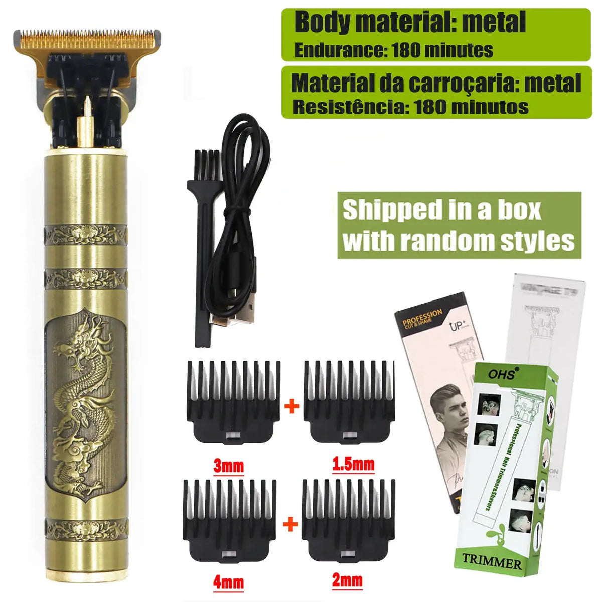 Hair Clippers - Precision Titanium Blades — product view 15