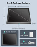 Eyoyo 8 Inch Industrial Monitor