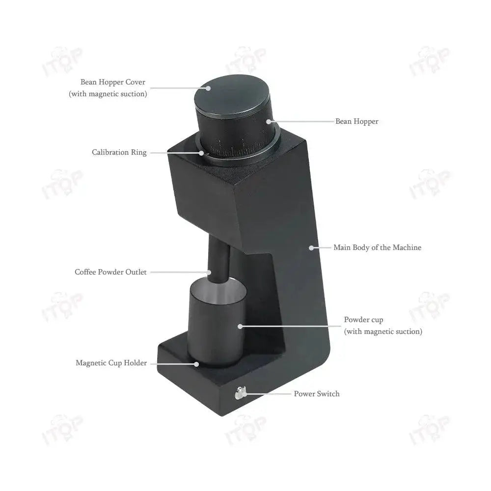ITOP 03 Electric Coffee Grinder Six Core 38mm Burr Grinder