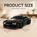 ZNLYRION Remote Control RC Drift CarToy Scale Brushless Racing