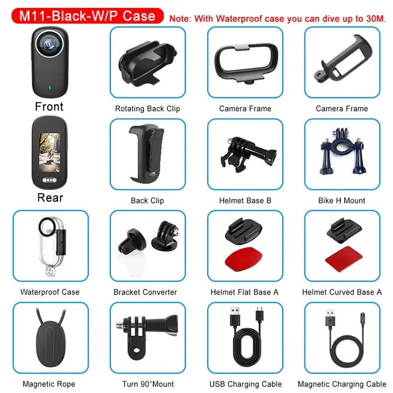Mini WiFi Sports Camera - Waterproof — product view 8
