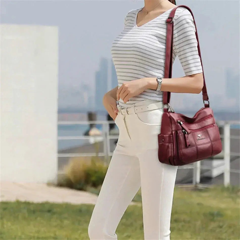 Genuine Brand Leather Luxury Handbag For Women Everyday