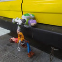 Toy Story Buzz Lightyear And Woody Rescue Plush Car Ornament