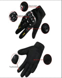Full-Finger Motorcycle Gloves Men Touch Screen Cycling Protection