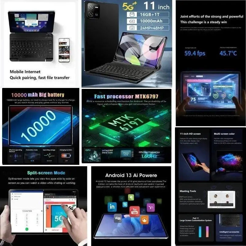 Pad 6 Pro Tablet 10 Core 16GB RAM 1TB Storage 2024