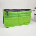 Makeup Bag - Foldable Double Zipper Travel Case