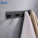 Stainless Steel Bathroom Hook Set Elegant Organization