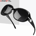 Stylish Women's Polarized UV400 Sunglasses with Retro Frame
