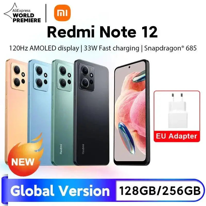 Redmi Note 12 Global Version 50MP 33W Fast Charging Phone