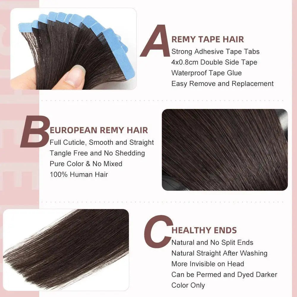 Natural Look Hair Tape In Extensions — product view 16