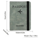 Retro Passport Holder - Rfid Secure Travel Wallet
