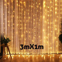 3M LED Fairy Curtain Lights - Magical Decor for Events