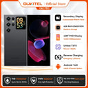OUKITEL C62 Pro NFC Smartphone Android 15, 6.88" HD+ 1.81" Sub Screen Unisoc T615 Cell Phone, 24GB (6+18) + 256GB, 5150mAh