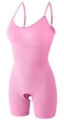 Seamless Compression Bodysuit for Tummy Control & Lift