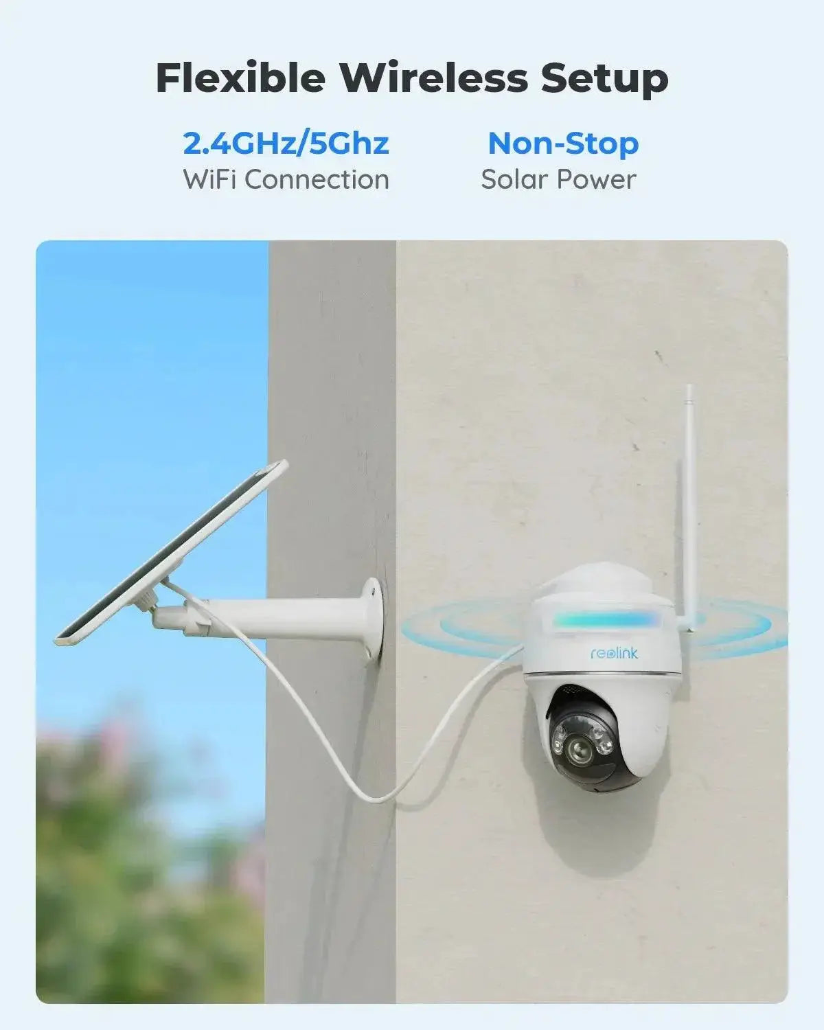 Reolink 4K Wireless Outdoor Security Camera With Pan Tilt
