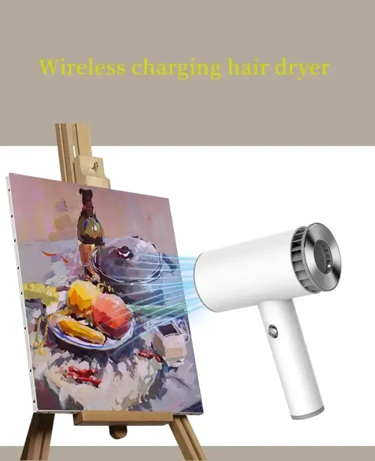 Portable Wireless Hair Dryer Travel Fast Dry Lithium Battery