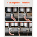 SucceBuy LBS Electric Sausage Stuffer Stepless Speed Control