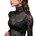 Lace Mesh Top Apparel for Women Brunch