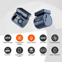 Dash Cam For Drivers With Parking Mode And WiFi 4K