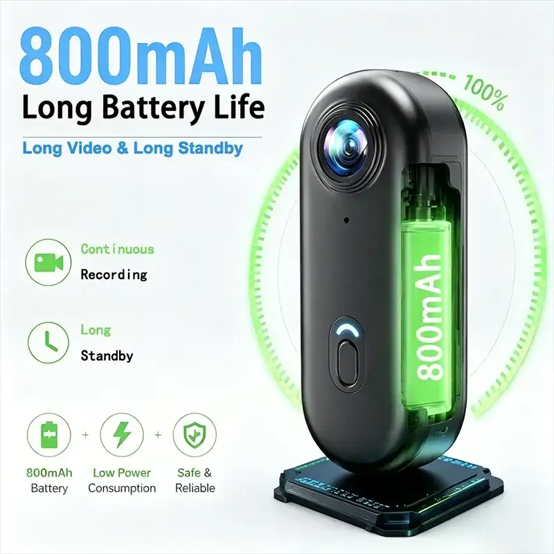 4K/1080P Mini Magnetic Action Camera HD WiFi Wireless Body Mount POV Holder Bodycam Vlogging Motorcycle Helmet Sports Video Cam